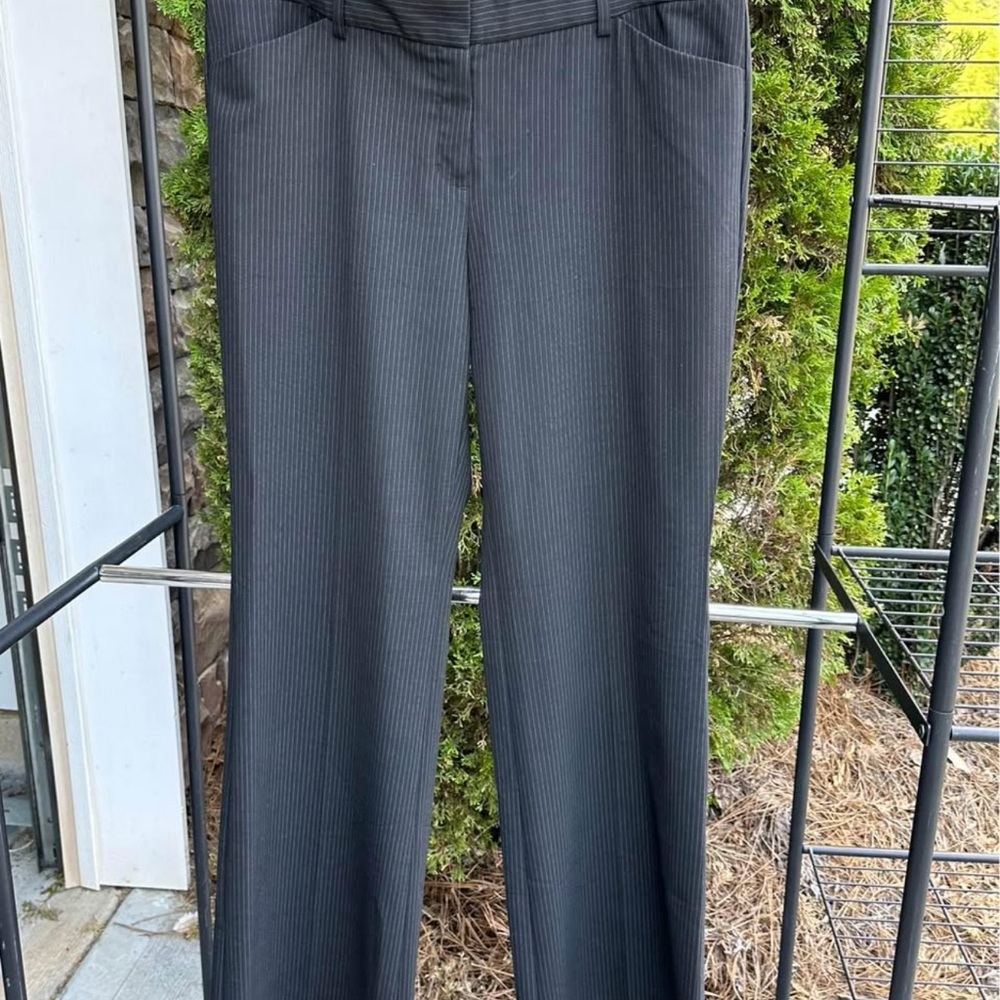 Express Gray Flare Trousers